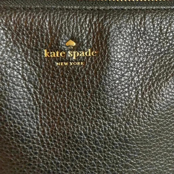 Kate spade black pebbled leather satchel handbag - Picture 8 of 9